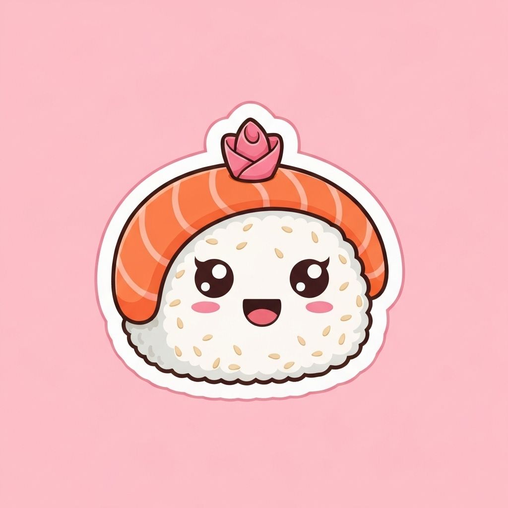 A kawaii sushi roll